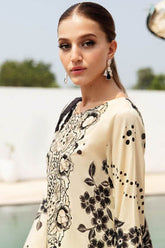 N-602 | 3PC Unstitched Suit Luxury Lawn Vol-06 Rangrez By Ramsha